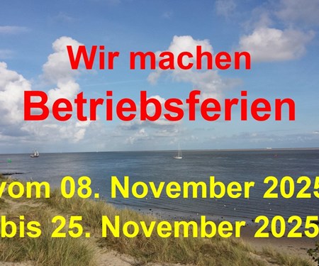 Betriebsferien November