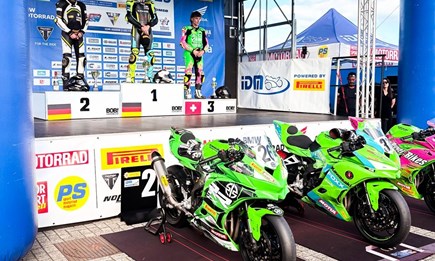 Packende Rennen im hochkarätigen Umfeld der IDM | Kawasaki