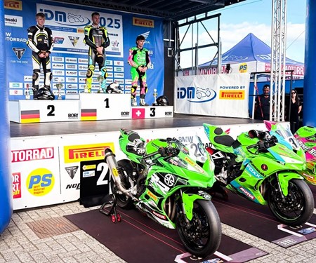 Packende Rennen im hochkarätigen Umfeld der IDM | Kawasaki