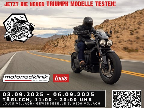 Triumph Rides on Tour - European Bike Week 2025!
