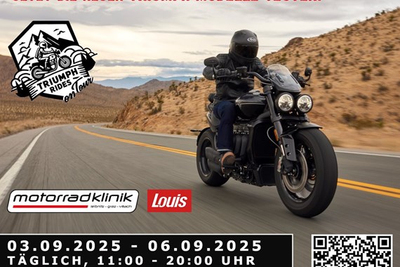 Triumph Rides on Tour - European Bike Week 2025! Triumph Rides on Tour - European Bike Week 2025!