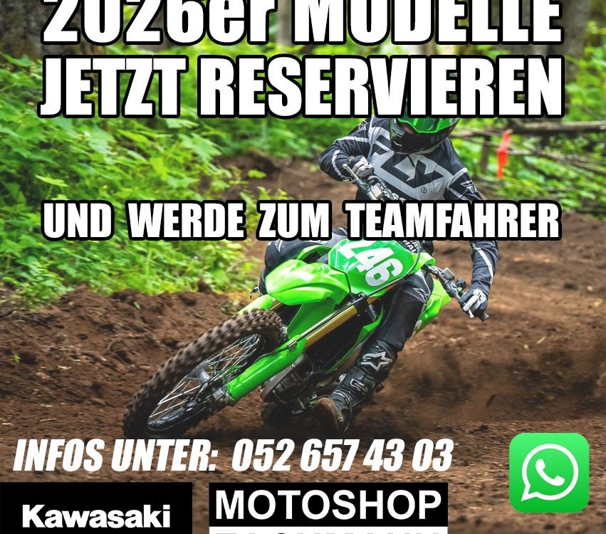 Kawasaki 2026er MX Modelle