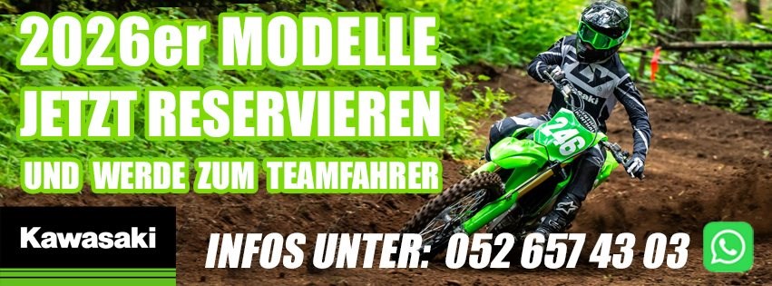 Kawasaki 2026er MX Modelle