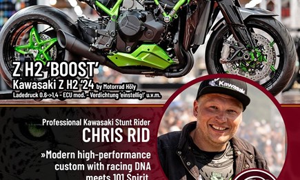 Final Countdown für die 1/8-Meile-Sprints | Kawasaki