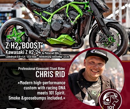 Final Countdown für die 1/8-Meile-Sprints | Kawasaki