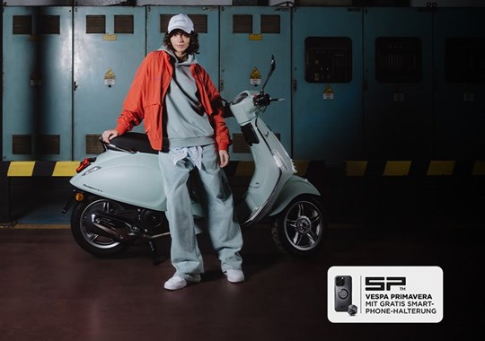 NEWS Gratis Smartphonehalterung zu deiner neuen Vespa Primavera!