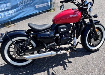 Letzte 125er Bobber Hanway Retro mit Weisswandreifen, 15 Ps, 2 Jahre Garantie