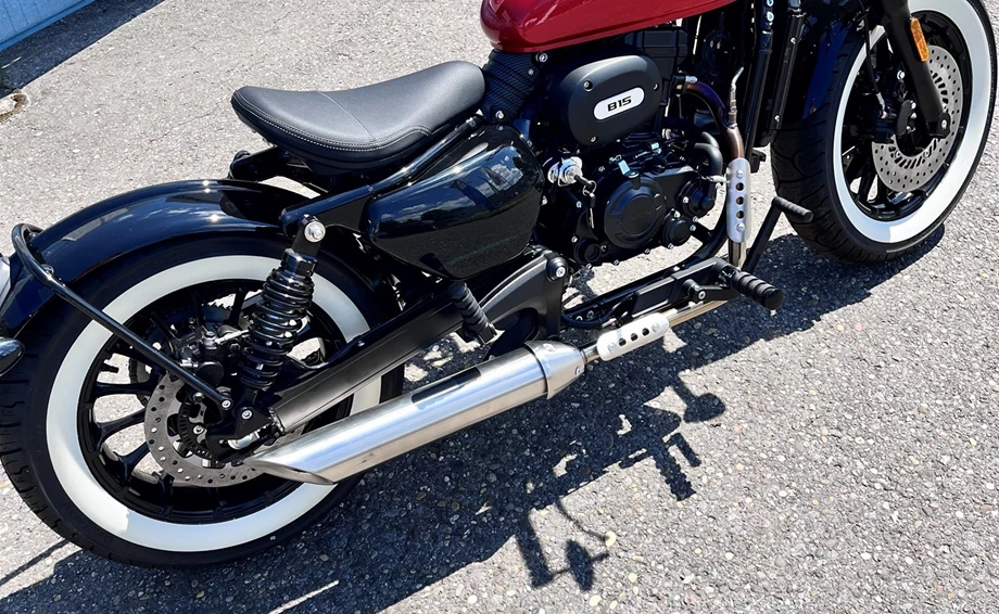 Letzte 125er Bobber Hanway Retro mit Weisswandreifen, 15 Ps, 2 Jahre Garantie Bild 3: Letzte 125er Bobber Hanway Retro mit Weisswandreifen, 15 Ps, 2 Jahre Garantie