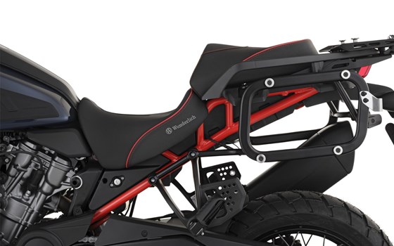 Fahrer und Beifahrer Sitzbänke für die Harley-Davidson Pan America 1250 ST. In Schwarz-Rot  - Bild 5