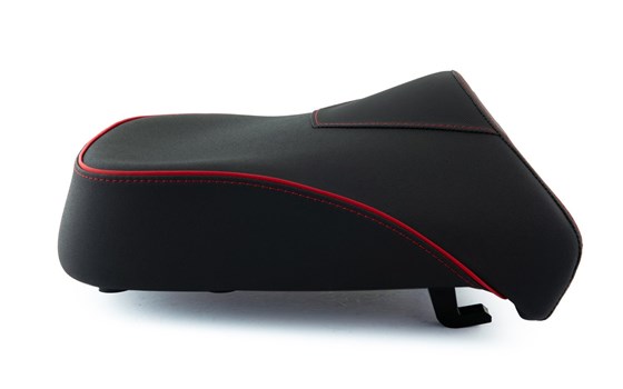 Fahrer und Beifahrer Sitzbänke für die Harley-Davidson Pan America 1250 ST. In Schwarz-Rot  - Bild 6