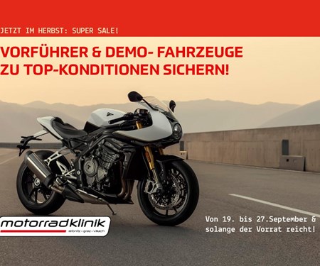 ABVERKAUF - DEMOBIKES u. VORFÜHRER! ABVERKAUF - DEMOBIKES u. VORFÜHRER!