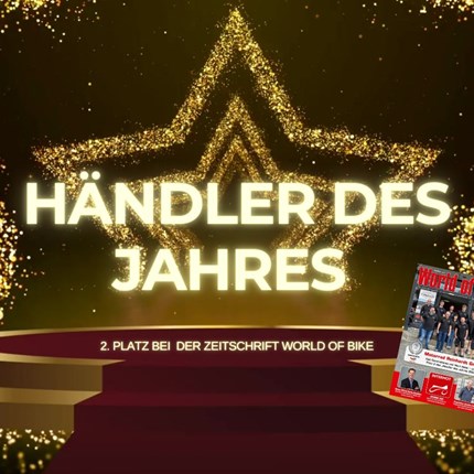 Händler des Jahres Award Auszeichnung mit dem Award Händler des Jahres 2025 - Platz 2