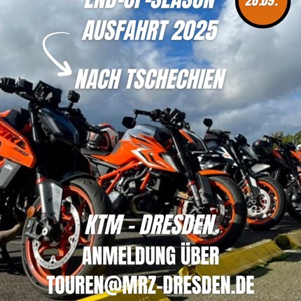 END-OF-SEASON AUSFAHRT 2025 Auf geht's in die letzte Runde!