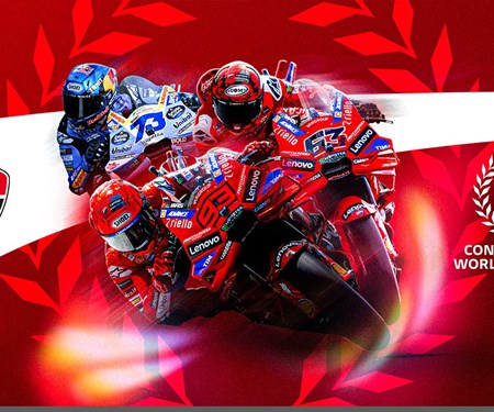 Ducati feiert sechsten MotoGP-Konstrukteurstitel in Folge