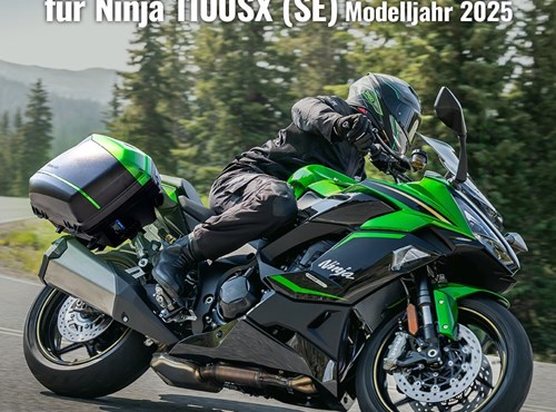 Mehr Fahrspaß und Platz für Abenteuer: Ninja 1100SX mit gratis Koffersatz | Kawasaki