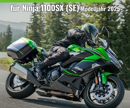 Mehr Fahrspaß und Platz für Abenteuer: Ninja 1100SX mit gratis Koffersatz | Kawasaki