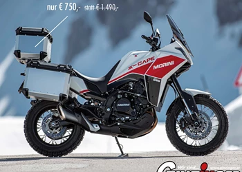 Moto Morini X-Cape inkl. 3er Kofferset Moto Morini X-Cape inkl. 3er Kofferset
