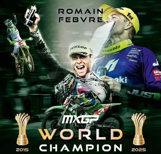 Romain Febvre und Kawasaki sind MXGP-Weltmeister 2025!! Bild 1: Romain Febvre und Kawasaki sind MXGP-Weltmeister 2025!!