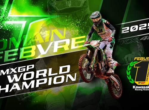 Romain Febvre und Kawasaki Motocross-Weltmeister 2025 | Kawasaki