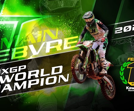 Romain Febvre und Kawasaki Motocross-Weltmeister 2025 | Kawasaki
