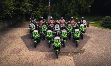 Nachhaltig stark – Kawasaki begleitet die Tour de France