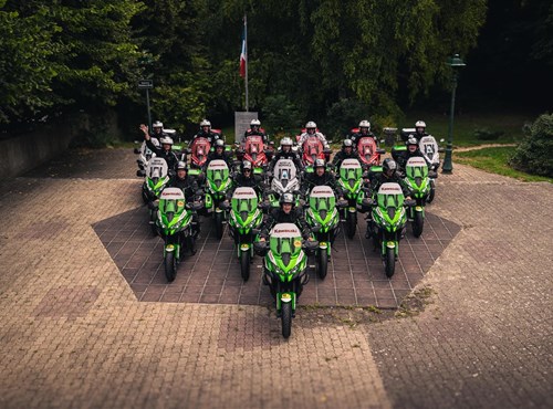 Nachhaltig stark – Kawasaki begleitet die Tour de France