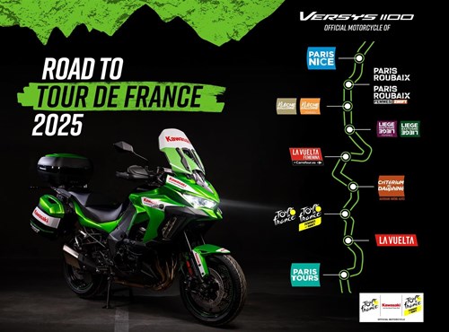Kawasaki wird offizieller Partner bei Paris–Nizza, der Tour de France und 21 weiteren Top-Radrennen