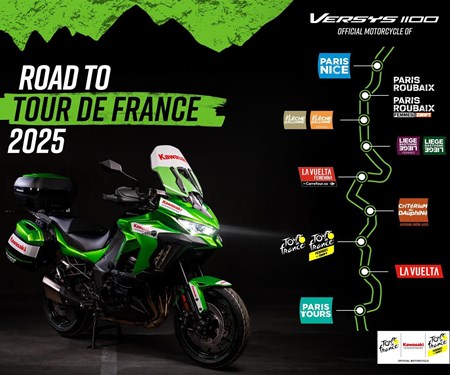 Kawasaki wird offizieller Partner bei Paris–Nizza, der Tour de France und 21 weiteren Top-Radrennen