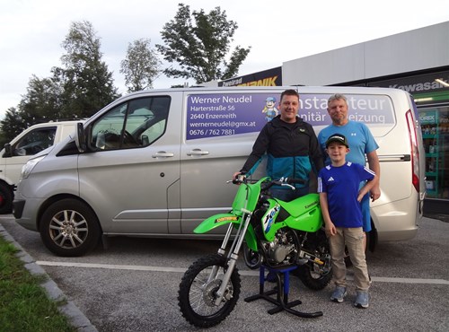 NEWS Übergabe einer Kawasaki KX 65!
