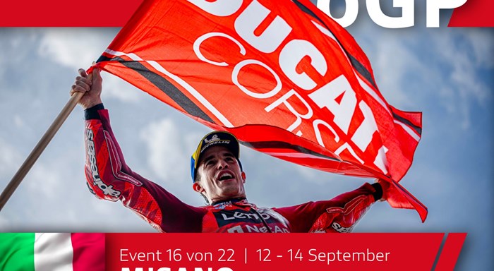 MotoGP Runde 16 in Misano: Grand-Prix Sieg für Márquez, Bagnaia stürzt