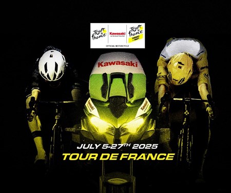 2025 Tour de France: Kawasaki Versys 1100 „mit von der Partie“