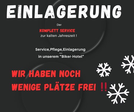 Wintereinlagerung, wenige freie Plätze!!!