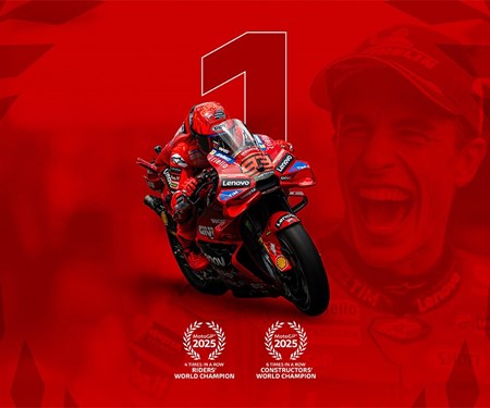 Marc Márquez und Ducati sind MotoGP-Weltmeister 2025 und sicherten sich den Titel bereits fünf Rennen vor Saisonende.