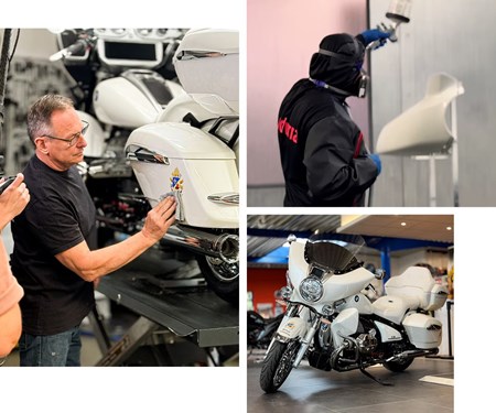 Eine BMW R 18 Transcontinental für Papst Leo XIV