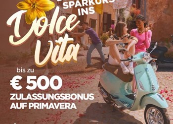 Primavera Zulassungsprämie als Herbstzuckerl!