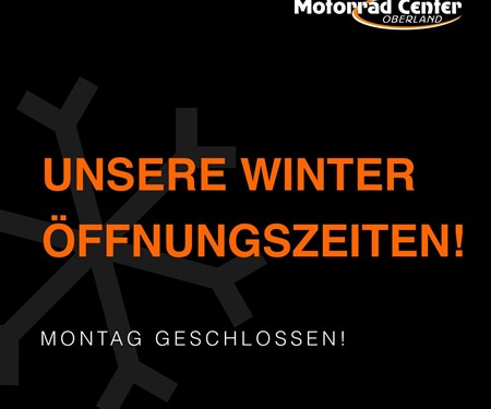 Vorankündigung Winteröffnungszeiten