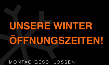 Vorankündigung Winteröffnungszeiten Vorankündigung Winteröffnungszeiten