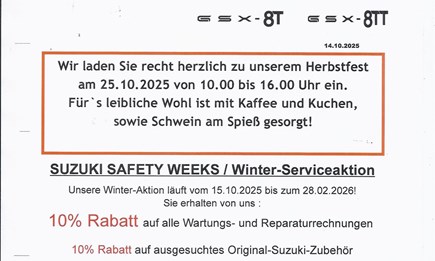 Herbstfest am 25.10.2025 von 10.00 bis 16.00 Uhr