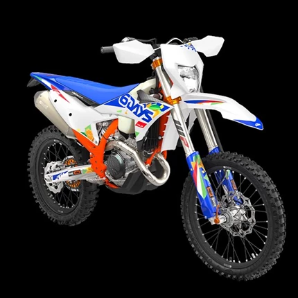 2026 KTM 450 EXC-F 6DAYS Die KTM 450 EXC-F 6DAYS braucht in Enduro-Kreisen kaum vorgestellt zu werden. Starke Leistung, unübertroffene Agilität und jede Menge Drehmoment machen diese extreme READY TO RACE Enduro-Waffe zum Spitzenreiter in jedem Offroad-Kampf. Die KTM EXC 6DAYS RANGE bietet einen leichten Rahmen, eine geschlossene Cartridge-Federung und eine Reihe intelligenter elektronischer Komponenten für das Paddock: