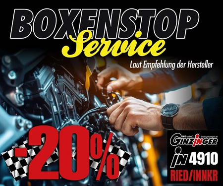 -20% Boxenstop Aktion -20% Boxenstop Aktion