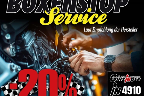 Ginzinger GmbH Zentrale Ried-News: -20% Boxenstop Aktion Ginzinger GmbH Zentrale Ried-News: -20% Boxenstop Aktion