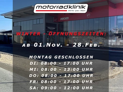 Neue Winter-Öffnungszeiten!