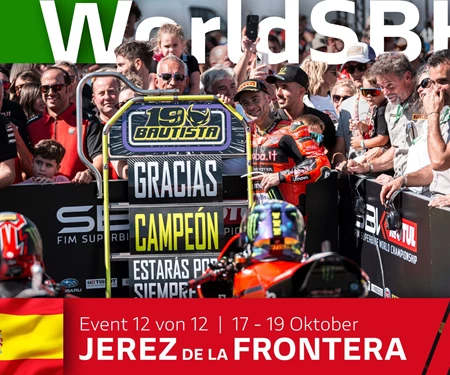 WSBK Runde 12 in Jerez: Bulega gewinnt alle Rennen, Bautista verabschiedet sich mit 2 Podiumsplätzen WSBK Runde 12 in Jerez: Bulega gewinnt alle Rennen, Bautista verabschiedet sich mit 2 Podiumsplätzen