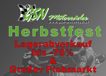Herbstfest und Lagerabverkauf!