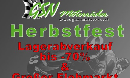 Herbstfest und Lagerabverkauf!