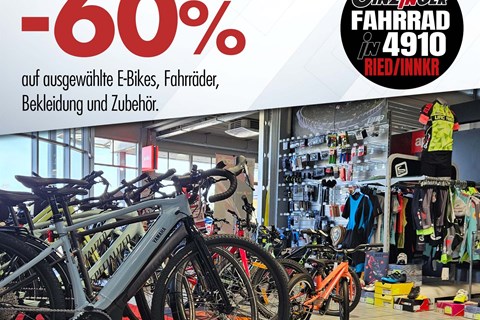 Ginzinger GmbH Zentrale Ried-News: -60% Umbauaktion bei Ginzinger Fahrrad