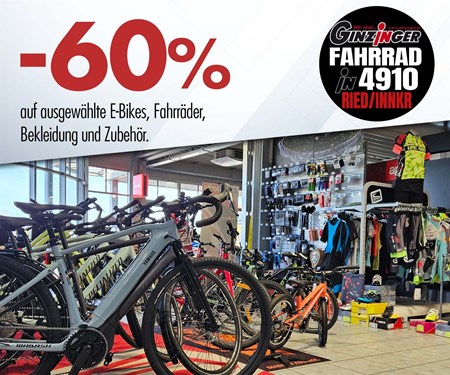 -60% Umbauaktion bei Ginzinger Fahrrad