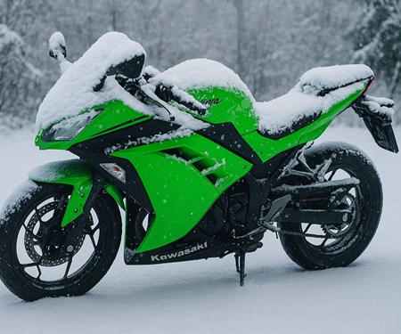 Motorrad Wintereinlagerung bei uns!
