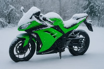 Motorrad Wintereinlagerung bei uns!
