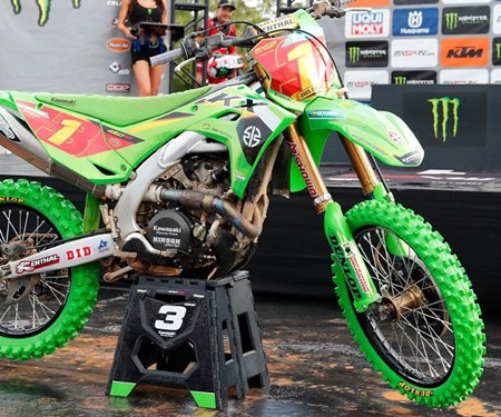 Kawasaki Motocross Testtag!